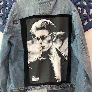 David Bowie jacket denim size extra large men’s